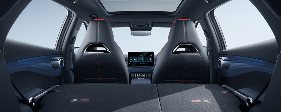 Jendela atap anti-pinch panoramik berlapis ganda