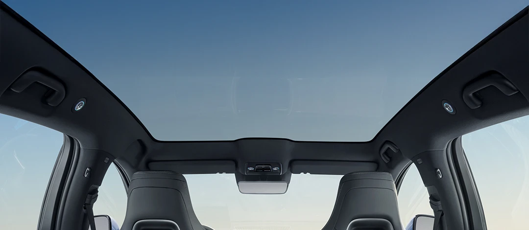 Atap Kaca Panoramik dengan Tirai Elektrik